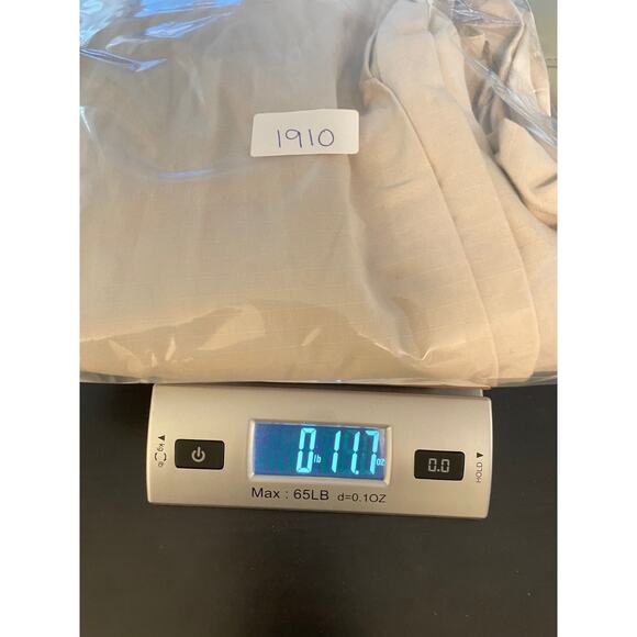 Vintage Juniors Cargo Pants Size 5 Beige Low Rise Flare Drawstring Grunge Y2K - Picture 7 of 7